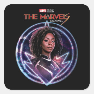 Sticker Carré Insigne Cercle Photon Marvels