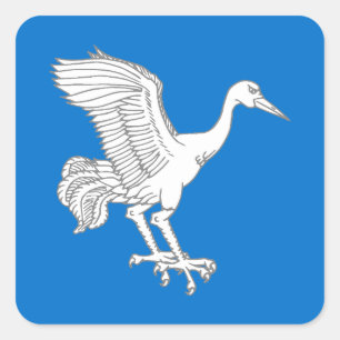 Sticker Carré Insigne de populace de conservation des sentinelle