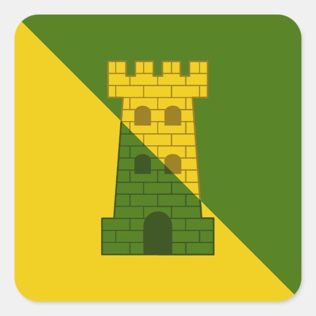 Sticker Carré Insigne de populace SCA Fettburg (Devant)