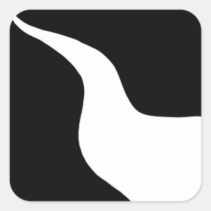 Sticker Carré Insigne de population de la rivière Dark SCA