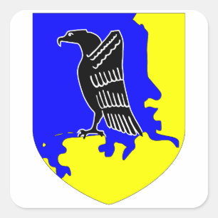 Sticker Carré Insigne Jagdgeschwader 1 (JG 1) Oesau Stab I