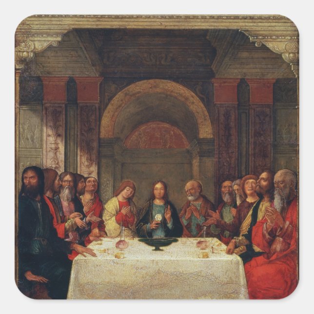 Sticker Carré Institution de l'Eucharistie, c.1490 (Devant)