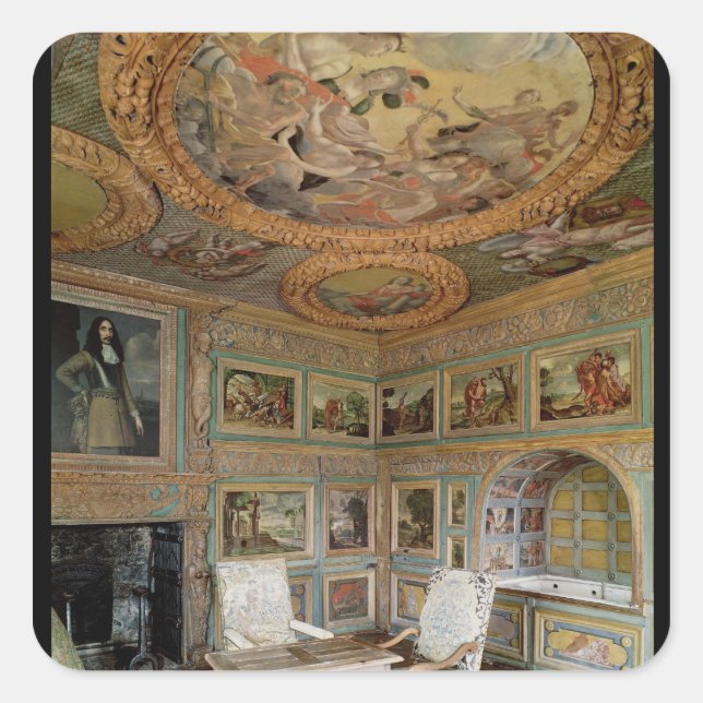 Sticker Carré Intérieur de la salle Louis XIV (Devant)