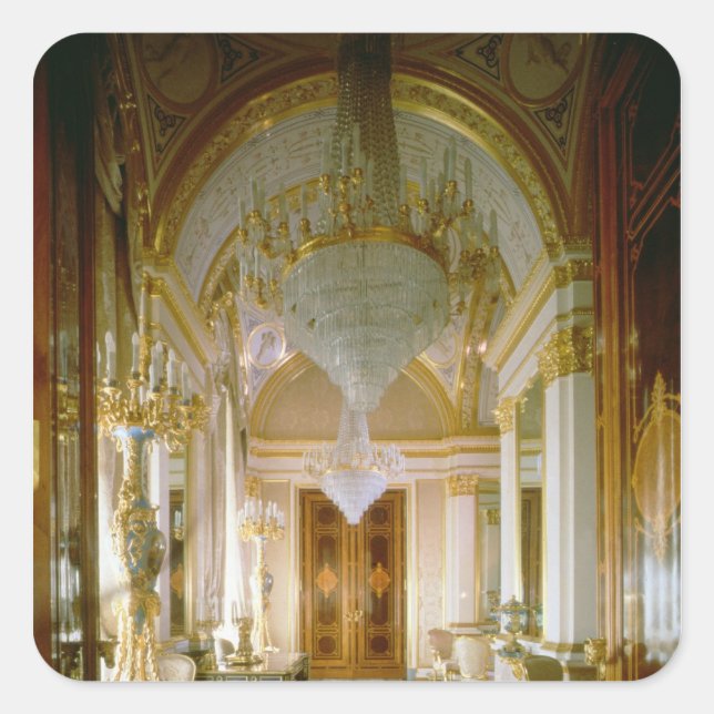 Sticker Carré Intérieur des appartements privés (Devant)