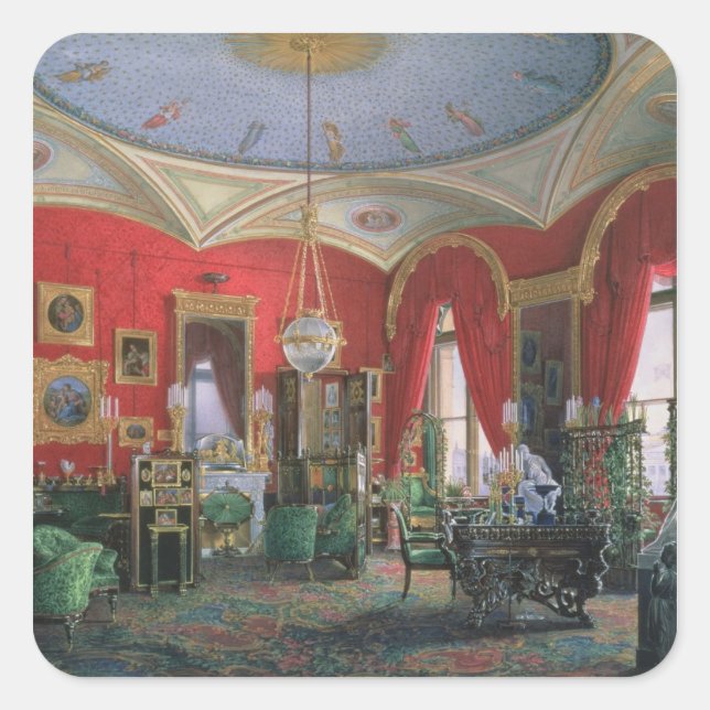 Sticker Carré Intérieur du Palais d'Hiver (Devant)