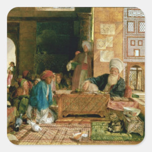 Sticker Carré Intérieur d'une école, le Caire