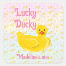 Invitation pour le premier anniversaire de Lucky D