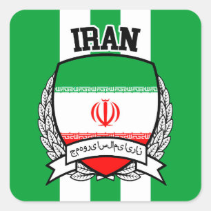 Sticker Carré Iran
