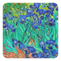 Irises (1889) Art botanique Van Gogh Retro Floral