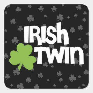 Sticker Carré Irish Twin