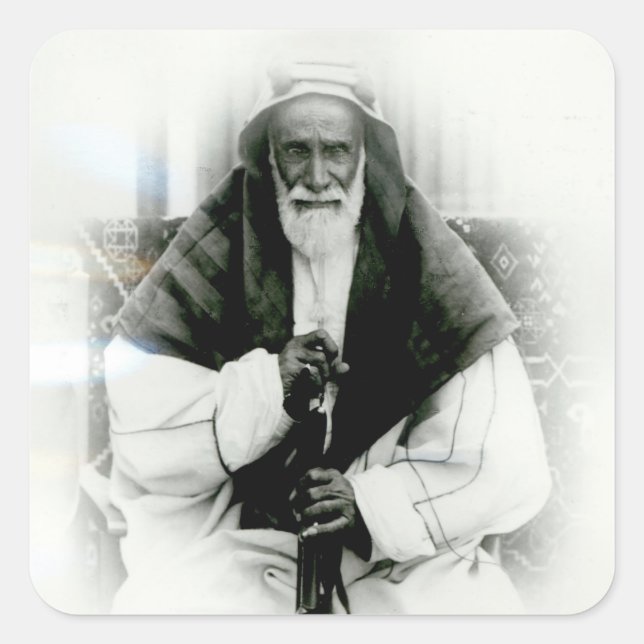 Sticker Carré Isa Ibn Ali Al Khalifah (Devant)