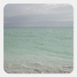 Sticker Carré Israël, mer Morte, paysage marin