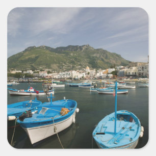 Sticker Carré ITALIE, Campanie, (Baie de Naples), ISCHIA, FORIO
