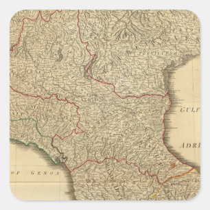 Sticker Carré Italie moyenne, supérieure