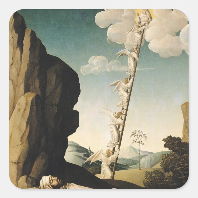 Sticker Carré Jacob's Ladder, c.1490 (Devant)