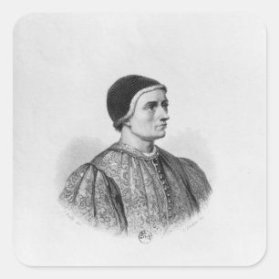 Sticker Carré Jacques Coeur