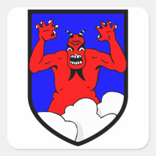 Sticker Carré Jagdgeschwader 1 (JG 1) Oesau Stab I Groupe I