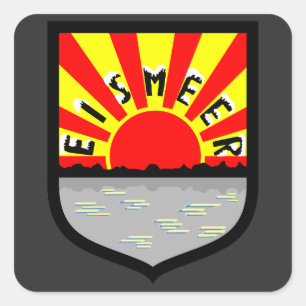 Sticker Carré Jagdgeschwader 5 (JG 5) Gruppe I Emblem - Eismeer