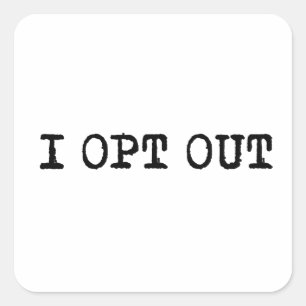Sticker Carré J'AI OUBLIÉ LE T-shirt