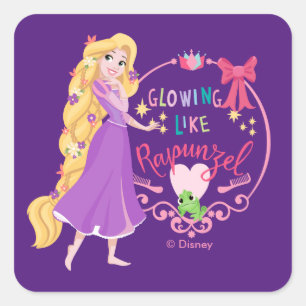 Sticker Carré Jaillir comme Rapunzel