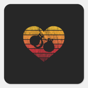 Sticker Carré J'aime la musique espagnole avec des castagnettes