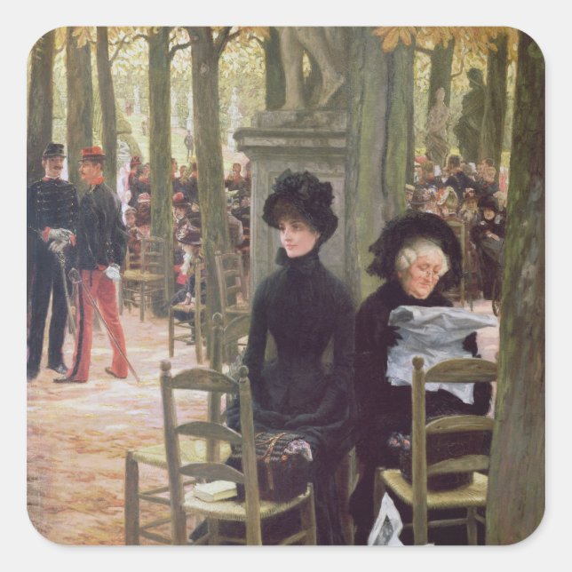 Sticker Carré James Tissot | Sans dot, 1883-5 (Devant)