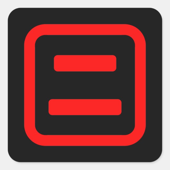 Sticker Carré Japonais Numéro deux 二 (Devant)