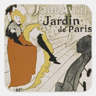 Sticker Carré Jardin de Paris