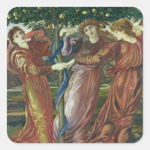 Sticker Carré Jardin du Hesperides, 1869-73