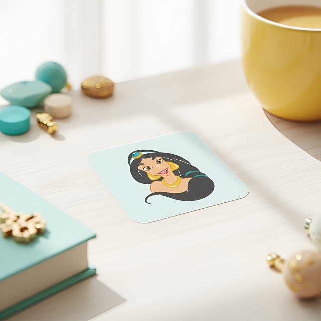 Sticker Carré Jasmine (Créateur téléchargé)