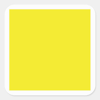 Sticker Carré jaune