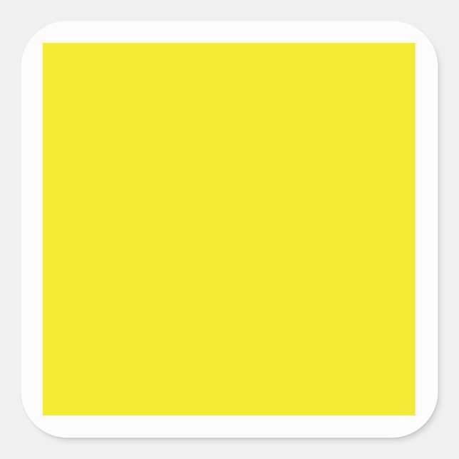 Sticker Carré jaune (Devant)