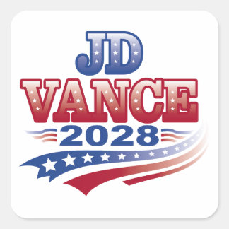 Sticker Carré JD Vance 2028 (ssol)