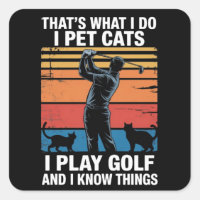Je Caresse Des Chats Jouent Au Golf & Connaissent