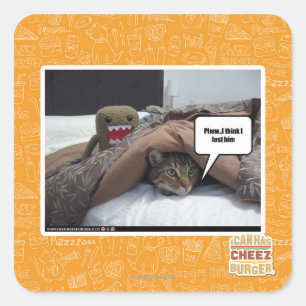 Sticker Carré Je crois que je l'ai perdu