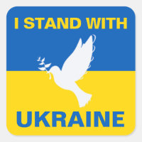 Je me tiens avec l'Ukraine Pavillon ukrainien Dove