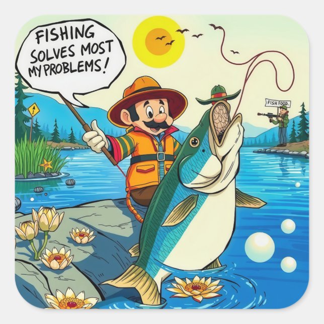 Sticker Carré Je rattrape Good Vibes ! (Devant)