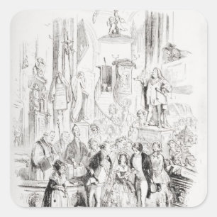 Sticker Carré Je suis marié