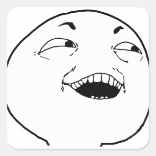 Sticker Carré Je vois ce que vous avez fait là - meme