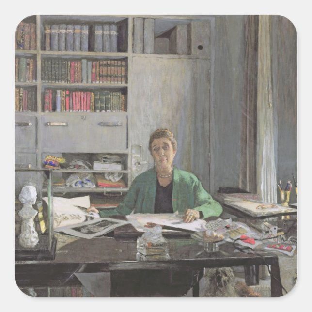 Sticker Carré Jeanne Lanvin, c.1933 (Devant)