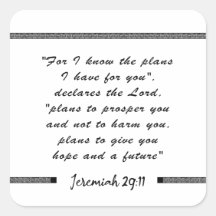 jeremiah 29 11 - car je connais le verset des plan