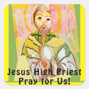 Sticker Carré Jésus-Christ le souverain sacrificateur