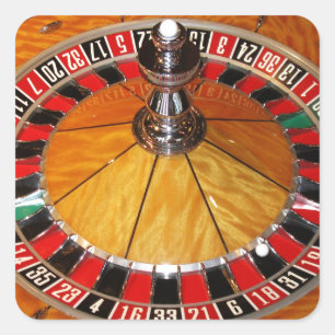 Sticker Carré Jeux de roulette