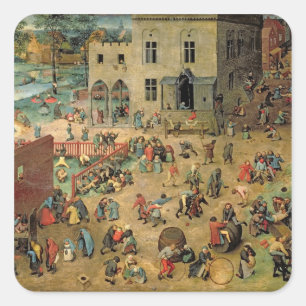 Sticker Carré Jeux pour enfants, 1560