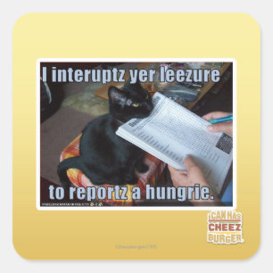 Sticker Carré J'interromps YER Leezure