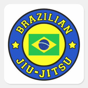 Sticker Carré Jiu Jitsu