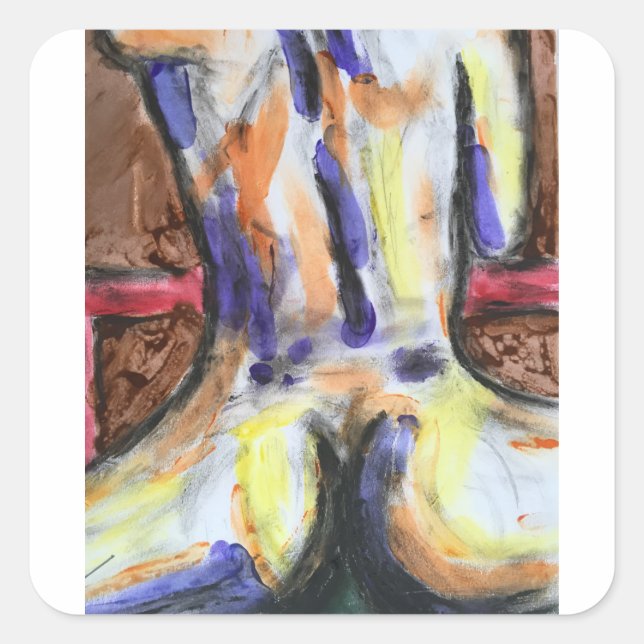 Sticker Carré Jody Deux (Devant)