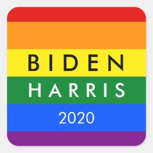 Sticker Carré Joe Biden Kamala Harris 2020