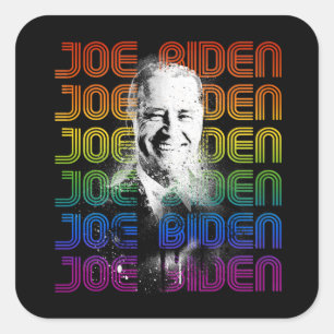 Sticker Carré Joe Biden Pride