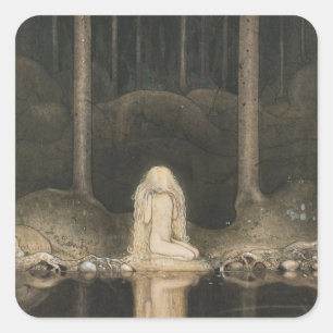 Sticker Carré John Bauer Tuvstarr CC0256